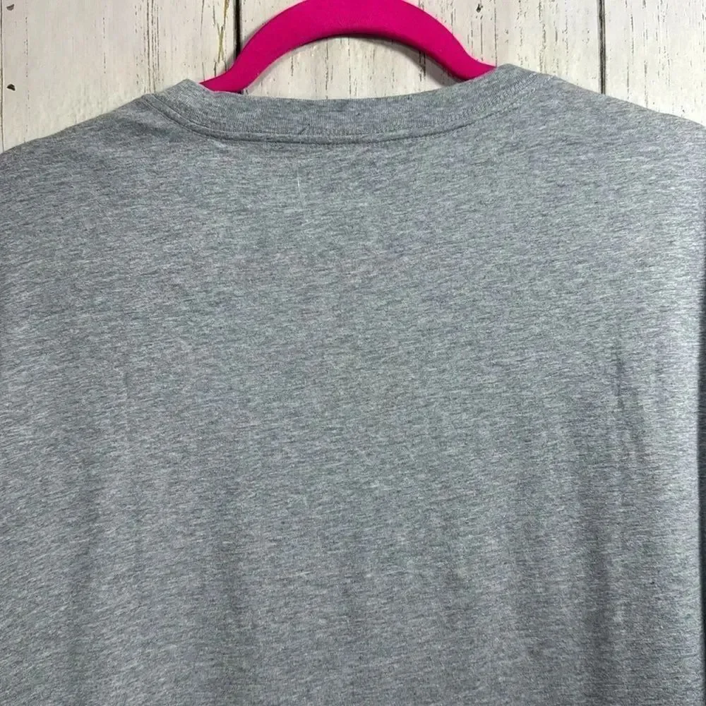 True Religion Buddha Was Here Graphic Tee Heather Gray Streetwear Skater XXL